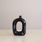 Vaso Retangular Leaked - Preto Brilho (P)