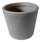 Vaso Reto Badi 25cm PVC Pedra Jardim Afort