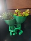 Vaso Robert Suculenta Casal Mãe Filho Decoração Jardim