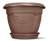 Vaso Romano Redondo 02 com Prato Nutriplan cor Vaso Romano Redondo 02 com Prato Nutriplan cor