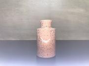 Vaso rosa chapiscado cilindro