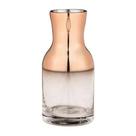 Vaso Rose Gold em Vidro Mart