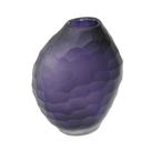 Vaso Roxo Moderno Medio Suave Lapidados Martelados Luxuoso