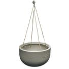 Vaso Rústico Suspenso com Corda 28 (7L) Cor Mármore JAPI Vaso Rústico Suspenso com Corda 28 (7L) Cor Mármore JAPI