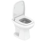 Vaso Sanitário Convencional com Assento Soft Close City Celite Branco/Brilhante