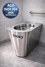 Vaso Sanitário Inox 304 2mm Super Reforçado Inoxy Hospital Presídio