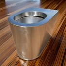 Vaso sanitário inox antivandalismo 304 1,5mm reforçado alta durabilidade para uso intenso inoxy