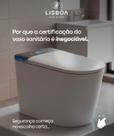VASO SANITARIO INTELIGENTE MODELO ULTRA cor Branca 127V