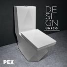 Vaso Sanitário Monobloco PEX Maximus produzido em Cerâmica