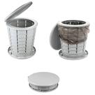 Vaso Sanitário Portátil Banheiro Ecológico Ecocamp Light Nautika 15L Obras Festas Pesca Suporta 130kg
