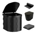 Vaso Sanitário Portátil para Camping HoneTeek Dobrável e à Prova d'Água Vaso Sanitário Portátil para Camping HoneTeek Dobrável e à Prova d'Água