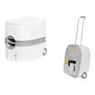 Vaso sanitario portátil porta pote potti 20lts com rodinha Vaso sanitario portátil porta pote potti 20lts com rodinha