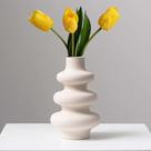 Vaso Steviieden Ceramic Modern Seca Flower Off White