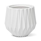 Vaso Terraza Origami Redondo Branco - 22