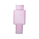 Vaso Tokyo Rosa 16X35X16Cm Vidro