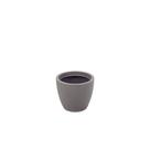 Vaso Tramontina Asteca Em Polietileno Granito Pedra Com Prato 24 Cm Tramontina