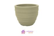 Vaso Tramontina Inca em Polietileno Areia 45 cm Vaso Tramontina Inca em Polietileno Areia 45 cm