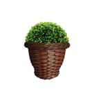 Vaso Trançado Fibra Sintética Plantas Palha Decorativo Vaso Trançado Fibra Sintética Plantas Palha Decorativo