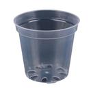 Vaso Transparente Redondo Para Orquídeas, Recipiente De Viveiro, Vasos De Flores