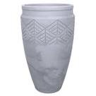 Vaso Tribo Cilíndrico 44 (67L) Cimento Queimado JAPI Vaso Tribo Cilíndrico 44 (67L) Cimento Queimado JAPI