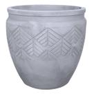 Vaso Tribo Cilíndrico 55 (72L) Cor Cimento Queimado JAPI