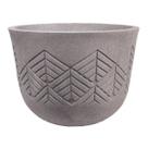Vaso Tribo Redondo 33 (11L) Cor Mármore JAPI