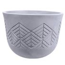 Vaso Tribo Redondo 42 (22L) Cor Cimento Queimado JAPI