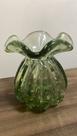 Vaso Trouxinha de Murano Verde Translucido M (15cm) - (vidro reforçado)