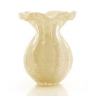 Vaso Trouxinha Em Cristal Murano Pérola - São Marcos 14cm Vaso Trouxinha Em Cristal Murano Pérola - São Marcos 14cm