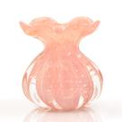 Vaso Trouxinha Em Cristal Murano Rosa - São Marcos 12cm Vaso Trouxinha Em Cristal Murano Rosa - São Marcos 12cm