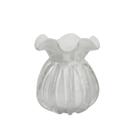 Vaso Trouxinha Grande de Murano Decorativo - Laradore Branco Vaso Trouxinha Grande de Murano Decorativo - Laradore Branco