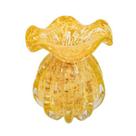 Vaso Trouxinha Murano Italiano Maior Pigmentos Damasco Vaso Trouxinha Murano Italiano Maior Pigmentos Damasco