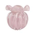 Vaso Trouxinha Torcello Murano Jade Rosa 15cm Cristais Labone