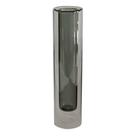 Vaso tubo vidro fumê M Vaso tubo vidro fumê M