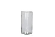 Vaso Tubo Vidro Gde Cilindrico 10x33 Decoração Arranjo Flor