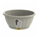 Vaso Uninjet Cachepot Cuia com Prato Palha - Tamanho 28