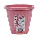 Vaso Uninjet com Prato Rosa - 13