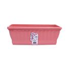 Vaso Uninjet Jardineira com Prato Rosa