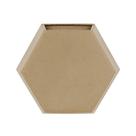 Vaso Vasart de Parede Colmeia 30x30 Camurça