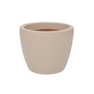 Vaso Vasart Malta Redondo Areia - 24 x 20 cm Vaso Vasart Malta Redondo Areia - 24 x 20 cm