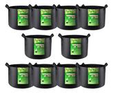 Vaso Vivosun De Tecido Espessado Reforçado Com Alças 3 Gallon Kit 10 Unidades