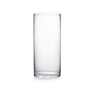 Vaso WGVI, cilindro, vidro transparente, peça central de casamento de 15 cm x 35 cm