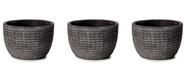 Vasos Cachepot Para Plantas Decoração Sala - Kit Com 3 Peças