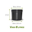 Vasos Plástico Flexíveis Para Mudas 8 Litros Vasos Plástico Flexíveis Para Mudas 8 Litros