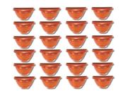 Vasos Plásticos Vaso Meia Lua 24 Pçs Cerâmico De Casa Jardim