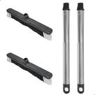 Vassoura com Cabo de Alumínio 1,20 Metro Kit com 2 Unidades, Pelo Sintético 40cm, Ideal para Casa e Empresa Vassoura com Cabo de Alumínio 1,20 Metro Kit com 2 Unidades, Pelo Sintético 40cm, Ideal para Casa e Empresa