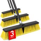Vassoura Kefanta 45 cm para uso externo, resistente, com alça de 160 cm