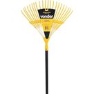 Vassoura Metálica Para Grama Vd 200 Vonder - 22 Palhetas Com Cabo De Madeira, 1,2 M, Resistente À