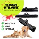 Vassoura Rodo e Esfregão Pet Tira Pelos 3 em 1 Silicone Para Limpeza De Tapetes e Pisos