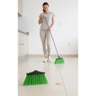 Vassoura Slim Cerdas Macias Nylon Limpeza Leve Uni